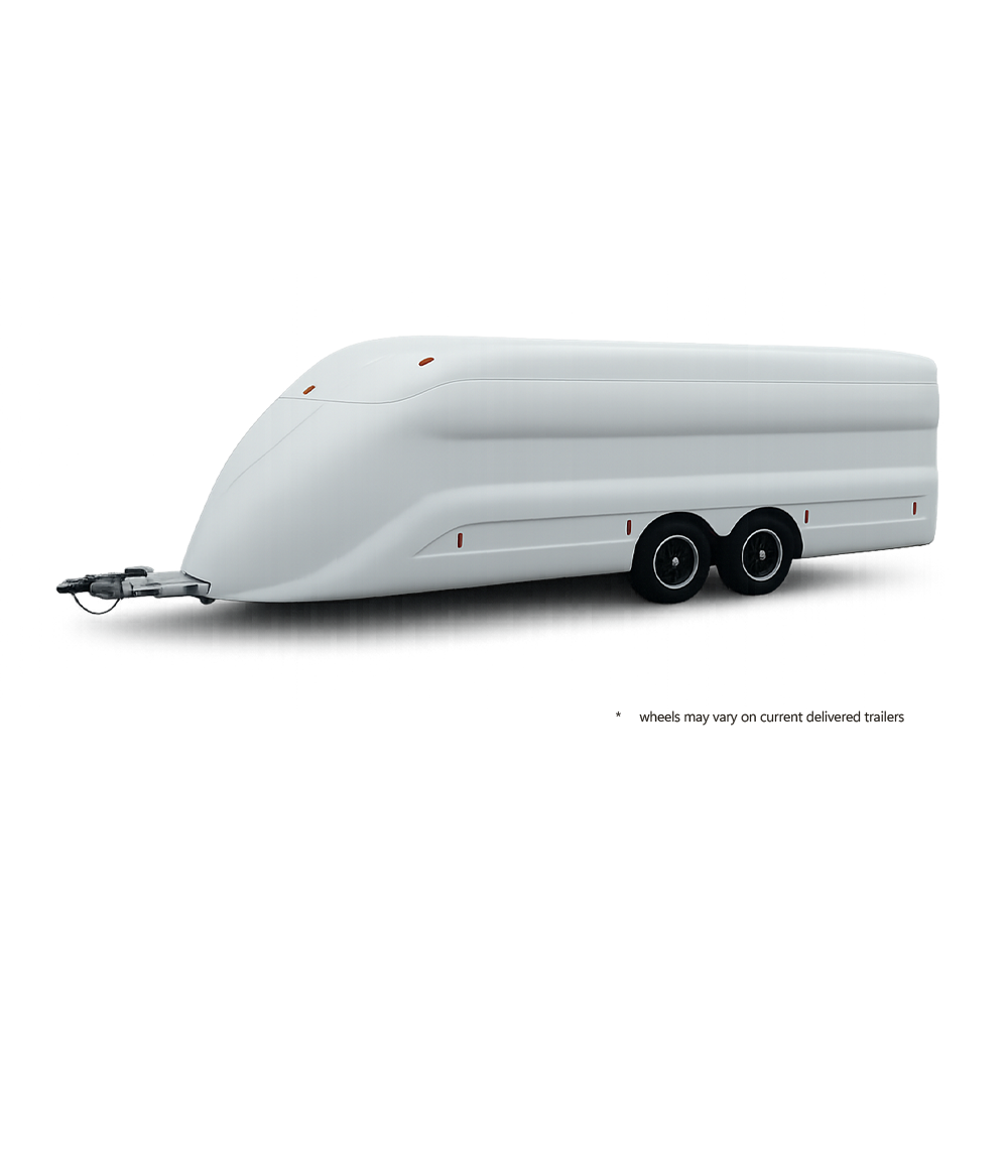 The longbody dual axle trailer from ironhorse trailers a great motorbike or trike trailer